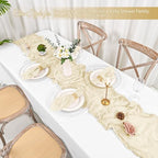 100 Pack Ivory Cloth Napkins 20x20Inch Cheesecloth Napkins - Image 5