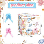 AmazingSpark 28in Giant Gender Reveal Gift Box Kit, Pumpkin - Image 2