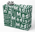 AOFUN Personalized Gift Wrap Paper Paper Gifts For Husband Gift Wrapping Paper Personalized Name Text Wrapping Paper 3 Rolls 58" x 23" by Unknown