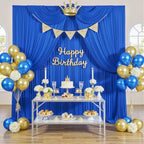 50x12 Royal Blue Backdrop Curtain for Wedding Party 10 Panel 5×12FT Tall - Image 4