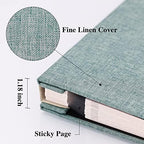 Vienrose Self Adhesive Photo Album with Window 13x12.6 60 Pages Turquoise - Image 3
