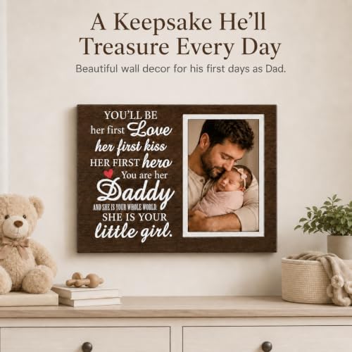 TWING Personalized New Dad and Baby Photo Canvas Wall Decor, 24 X 16 in - Image 6