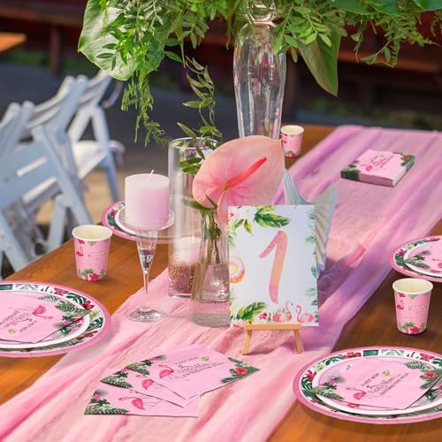 Yungyan 252 Pcs New Bride Bachelorette Party Tableware Set Included Plates Napkins Cups Forks Knives Cutlery for Party Decorations Supplies 36 Guests - Image 4