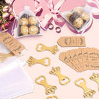 30Set Crown Bottle Openers Wedding Favors for Guests with Organza Bags Thank You Tags and Burlap Twine, Baby Shower and Birthday Decorations Bridal Souvenirs Return Gifts - Image 5