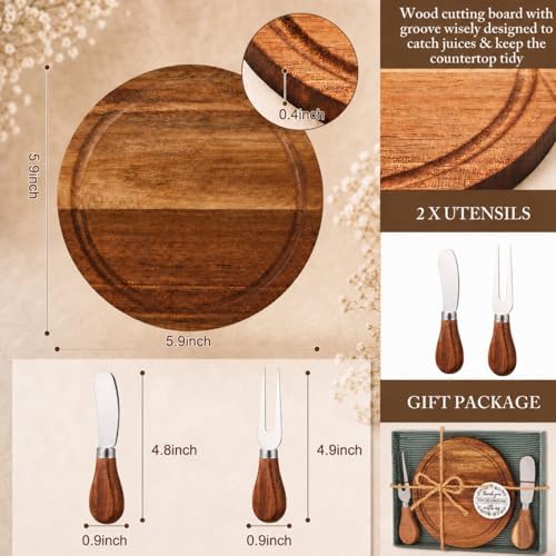 Maxcheck 36 Sets Baby Shower Cheese Board Gifts for Guests Prizes Round - Image 2