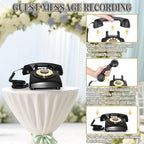 Audio Guest Book Wedding Phone, Retro Audio Phone Guestbook with Clear Voice Recording for Wedding Reception, Bridal Shower, Birthday, Baby Shower, Anniversary, Engagement - Image 5