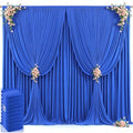 50ft x 12ft Royal Blue Backdrop Curtains Wrinkle Free Backdrop Curtain for Wedding Parties Blue Fabric Backdrops Drapes Back Drop Cloth Bridal Shower Stage Curtains Wedding Decorations for Reception by Tao-GePartyDecorations