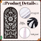 Gerrii 6 ft Cielito Lindo Arch Backdrop, All-in-one Stand up, Black - Image 3