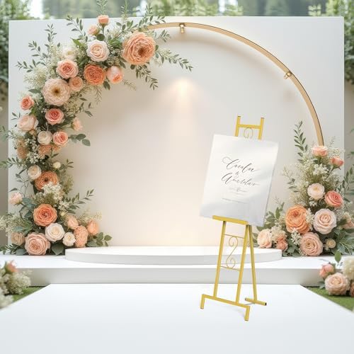 2 Pack Easel Stand for Sign, Wedding Welcome Display Poster Frame Holder - Image 2