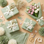 1000 Sheets Sage Green Tissue Paper Bulk, 20"X14" - Image 2
