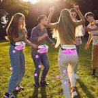 Vinsot 6 Sets Baby Shower Games Twerking Shaking Balls with Belts, Purple - Image 5