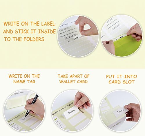 Baby Document Organizer, Baby Briefcase with 9 Folders - Image 5
