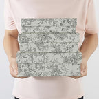 Soul & Lane - Decorative Storage Boxes with Lids, Set of 3, Elegant Floral - Image 3