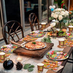 Pickmesh 400 Pcs Tiki Party Supplies, Hawaiian Luau Tableware for 50 Guest - Image 6