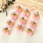MTLEE 30 Sets Mini Bubble Candles Party Favors DIY Gift Set,Pink - Image 2