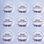 Personalized Business Logo Stickers - Ideal for Weddings, Birthdays, Favors & More. Waterproof, Fade & Heat Resistant. Pack of 100. (Wreath 21, 4 Inch) - Image 5