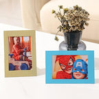 200 Pack Standing Paper Picture Frames 4x6,Cardboard Photo Frame with Easel,Paper Photo Frame Cards,Gallery Frames Bulk For Back to School Teacher Appreciation Wedding Birthday Classroom Craft DIY,Rainbow - Image 6