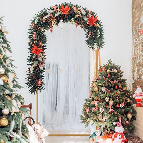 Outvita 6.6ft Wedding Arch, Metal Backdrop Stand Wedding Ballon Arch Frame Decoration Support Stand for Ceremony Indoor Outdoor Party Event Baby Shower - Image 5