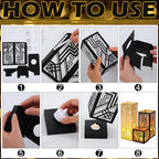Rossesay 12 Pcs Roaring 20s Lantern Table Centerpiece for 1920s Party Decor - Image 4