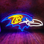 Football Rugby Sports Team Neon Sign for Home Bar Wall Decor by whungfa