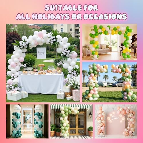 JOVIPOP Balloon Arch Stand, 11.5 FT Wide Adjustable Party Frame - Image 7
