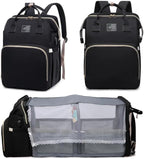 houscly Diaper Bag Backpack with Changing Station, 25L Large Capacity by houscly
