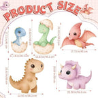 5Pcs Dinosaur Baby Shower Decorations Large Baby Dinosaur Standup - Image 3