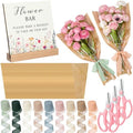 Gilprop 63 Pcs Flower Bar Bouquet Kit, Multicolor, Kraft Paper, Plastic by Gilprop
