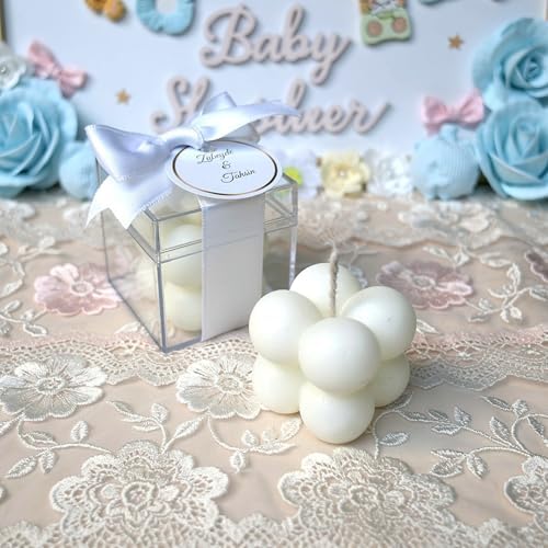 Wedding Favor Guest Bulk, Babble Shaped Candle Party Favors, Baby Shower Favors, Personalized Bachelorette Party Favors for Adults (10,20,30,50,100,150 Options Available in Customize Section) - Image 3