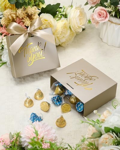 DOYIDE 120 Pack Small Thank You Gift Bags, Party Favor Bags with Bow Ribbon - Image 2