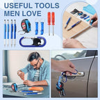 85Pcs Baby Shower Prizes for Men, 8 Sets Winner Gifts with Multi-Tool Pen, Screwdriver, Tape Measure, Bottle Opener, Keychain, Cleaning Cloth & Gift Bags for Winner Bachelor Party Favors (85) - Image 5
