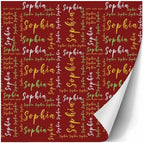 AOFUN Personalized Wrapping Paper Funny Gifts For Friends Paper Gifts Just Because Gifts For Her Custom Wrapping Paper Picture 5 Rolls 58" x 23" - Image 3