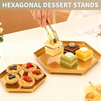 12 PCS Gold Cake Stand Set, Dessert Table Display Set - Image 7