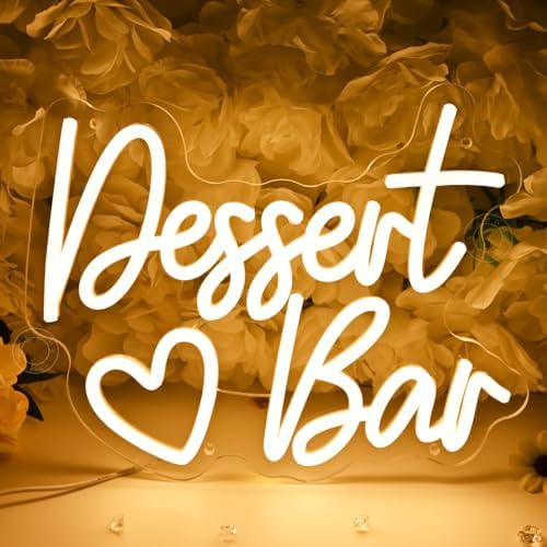 SYLHOME Dessert bar Led Neon Light Sign Candy Bar Snack Party Wall Decor - Image 3