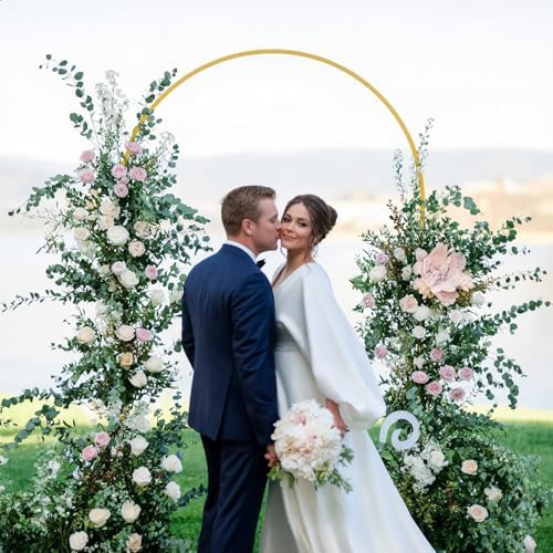 7.2FT Arch Backdrop Stand,Balloon Arch Stand Wedding Back Drop Arch Stand - Image 2