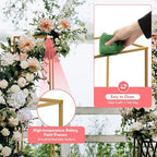 10PCS Wedding Flower Stand, Vases Rack for Birthday Party Decoration Garden Tall Flower Frame Holder for Table Centerpiece Balloon Decor Road Leads Christmas Gift-Gold - Image 5