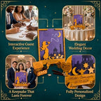 Personalized Quinceanera Guest Book Alternative Wooden Drop Top Heart Frame - Image 5
