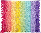 Ultimate Big Circle Dots Party Garland Streamer Backdrop (290 Ft Total, 40 Strands x 7.25 Ft Per Strand) - Hanging Paper Dot Decor for Birthdays, Baby Showers, & All Events (Pastel Rainbow) by Chloe+Elizabeth