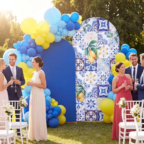 Leinuosen Set of 2 Lemon Arch Backdrop for Amalfi Last Toast on The Coast - Image 6