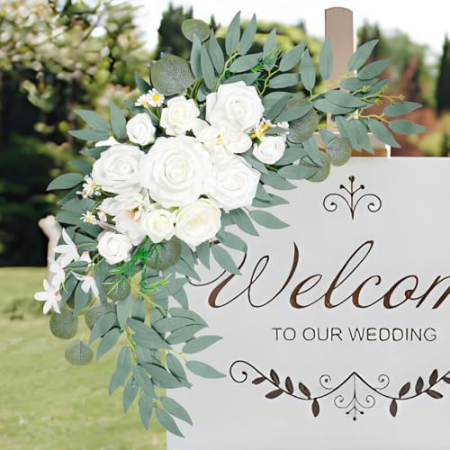 Wedding Arch Faux Flowers Set of 2 - Image 4