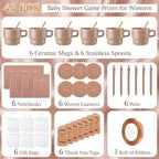 43 Pcs Baby Shower Game Prize for Winner Baby Shower Favor, Coffee - Image 2