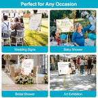2-Pack Easel Stand for Signs, 46" H Wedding Poster Stands. - Image 3