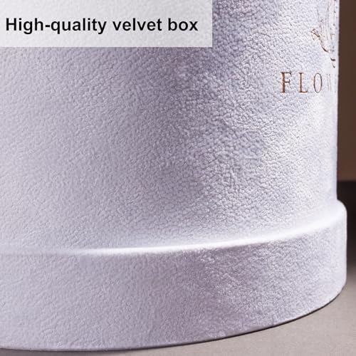 Prifroti 27 Flowers in a Luxury Suede Box, Birthday Gifts for Women, Preserved Flowers, Mothers Day Roses Gift for Mom, Hot Pink - Image 3