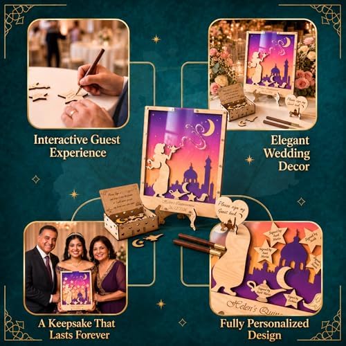 Personalized Quinceanera Guest Book Alternative, Purple Starry Night - Image 5