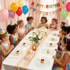 30Guests Clear Plastic Plates and Napkins Party Supplies for Birthday - Image 5