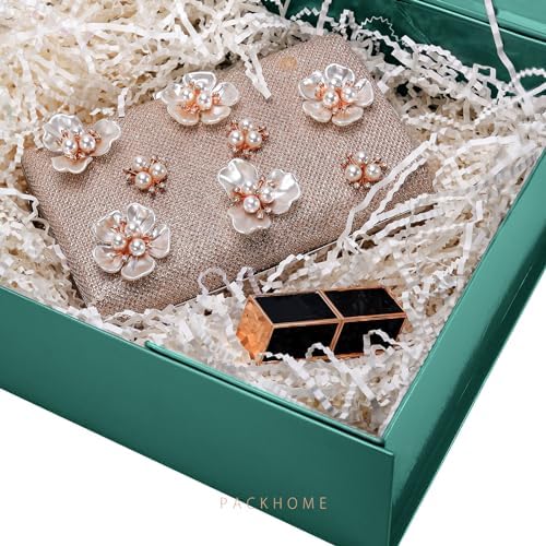 PACKHOME 6 Large Dark Green Gift Boxes 13.5x9x4.1in with Magnetic Lids - Image 6