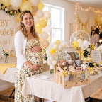 Yellow, Wooden Baby Shower Crate Closet,Hollow - Image 6