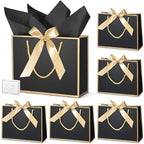 DOYIDE 30 Pcs Thank You Gift Bags with Tissue Paper & Handles, 9x7x3.1inch by DOYIDE