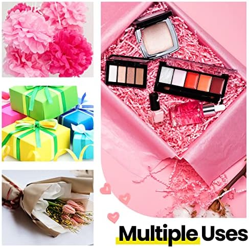 Yahenda 500 Sheets 25 Color Gift Bags Tissue Paper Bulk Art Craft Wrapping Tissue Paper for Decorative DIY Flowers Birthday Festival Gift Wrap (26 x 20 Inch) - Image 6