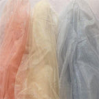 Christmas Glitter Tulle Rolls, Glitter Sparkling Tulle Fabric Netting Fabric Shimmer Color for Skirt Sewing DIY Crafts, Wedding, Baby Shower, Birthday, Gift Packaging, 63" x 5.46 Yards - Image 5